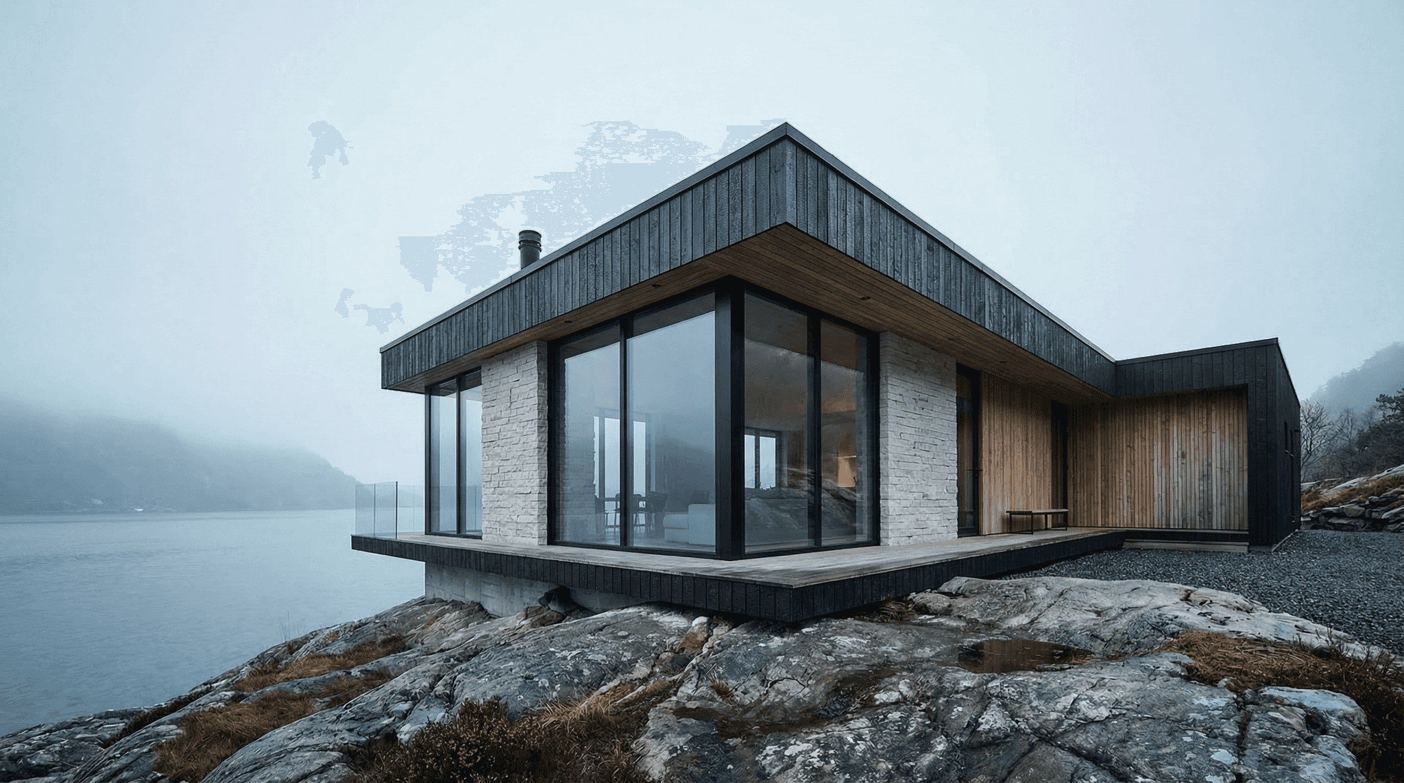 Moderne Nordvik architectuur