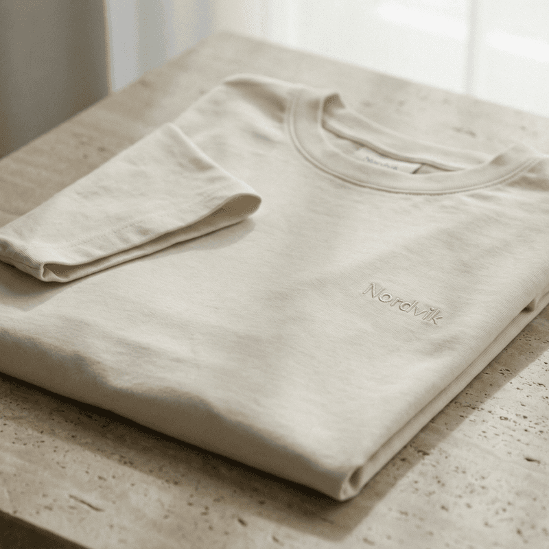 Nordvik t-shirt gebroken wit